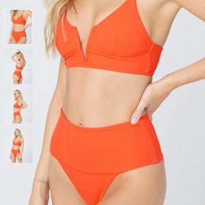 NWT L*Space Desi Classic Bikini Bottom Poppy